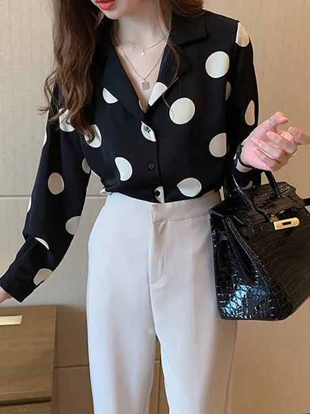 Chemise gros pois