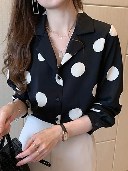 Chemise gros pois