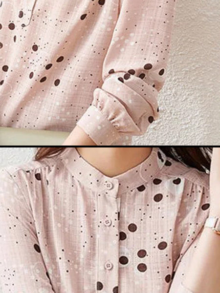 Chemisier femme petit pois