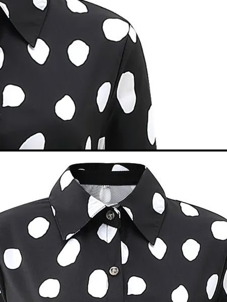 Robe Chemise Pois