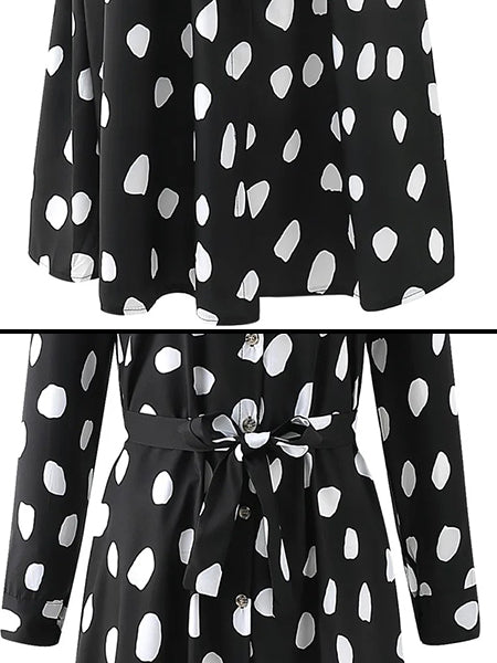 Robe Chemise Pois