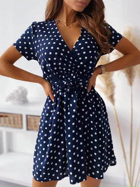 Robe d'été à pois