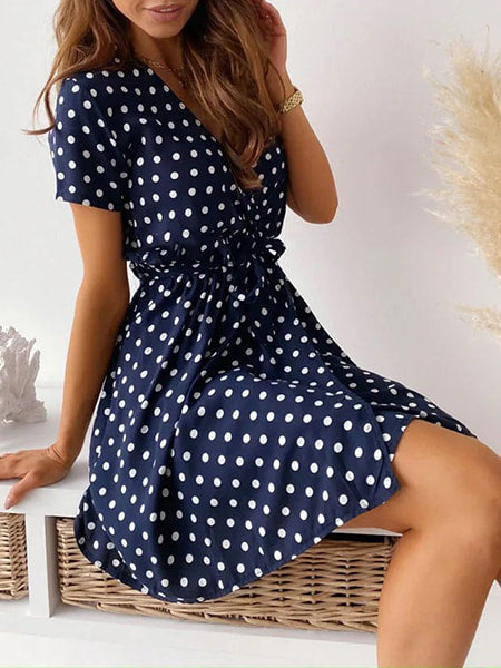 Robe d'été à pois