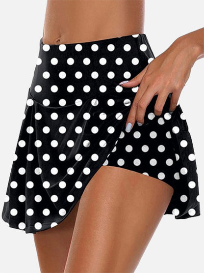 Jupe short à pois