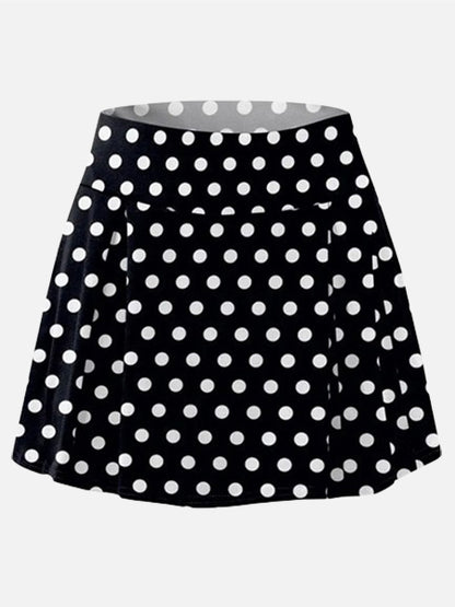 Jupe short à pois