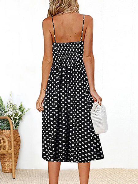 Robe Noire Petit Pois