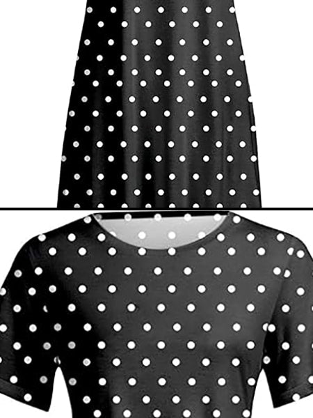 Robe à pois pas cher